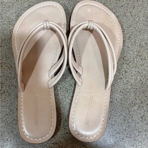 Bernardo Women's Miami Thong sandal . Blush color
